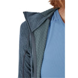 Rab Women's Nexus Jacket in Steel (Reference) - Collar and Zip Detail
