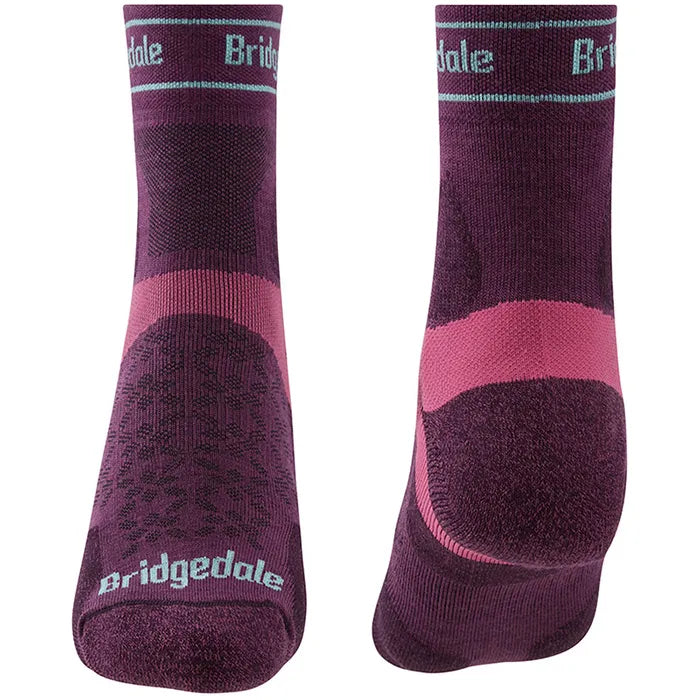Bridgedale Women's TRAIL-RUN Ultralight T2 Merino 3/4 Socks rear