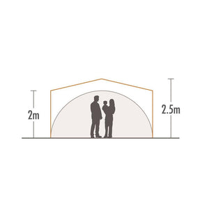 Kiwi CampingKiwi Camping Savanna 4 Deluxe Shelter C/W 2 Solid Wall CurtainsOutdoor Action