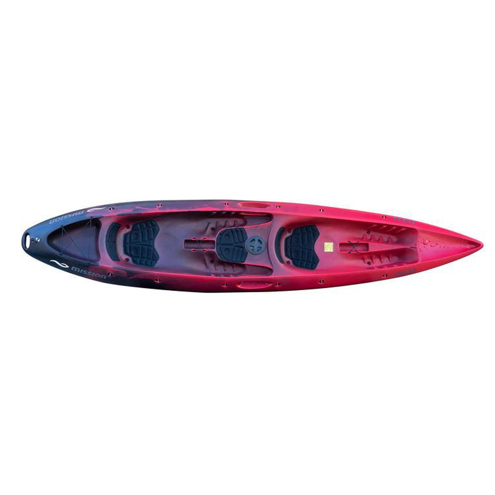 Mission Surge Kayak in Cherry Black - top