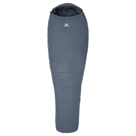 Mountain Equipment Lunar I Sleeping Bag Outdoor Action Denim Blue - Front Full Length