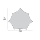 MSRMSR Rendezvous Sun Shield 120 ShelterOutdoor Action