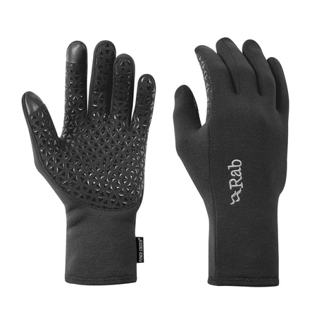 Rab Power Stretch Contact Grip Glove in Beluga - Pair