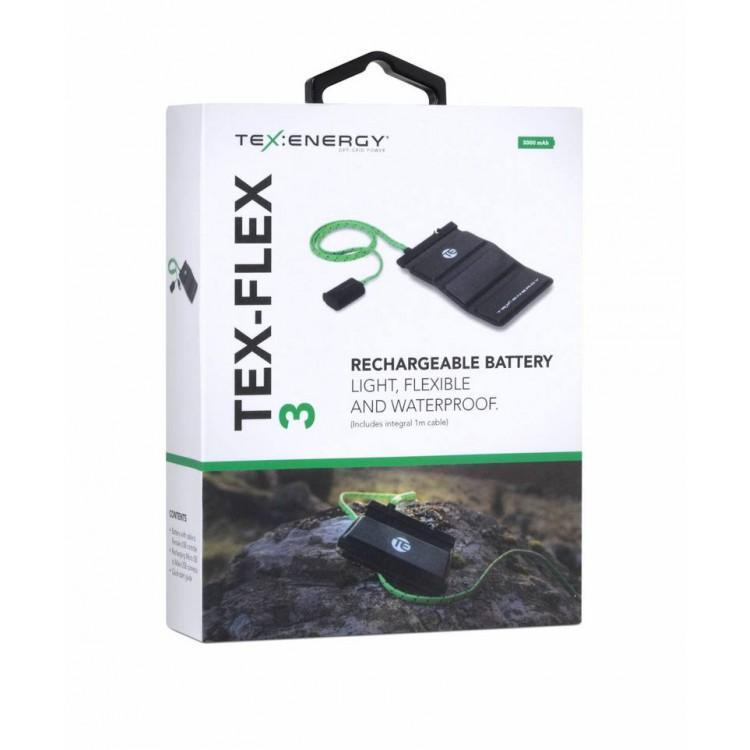 Tex:EnergyTex-Energy Tex Flex Flexible Battery 3k mAhOutdoor Action