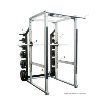 York FitnessYork Power Rack with Hook PlatesOutdoor Action